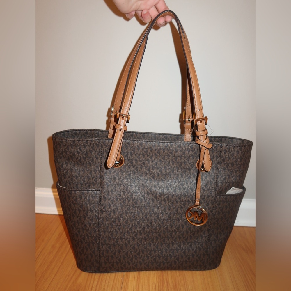Michael Kors Dark Brown Signature Tote